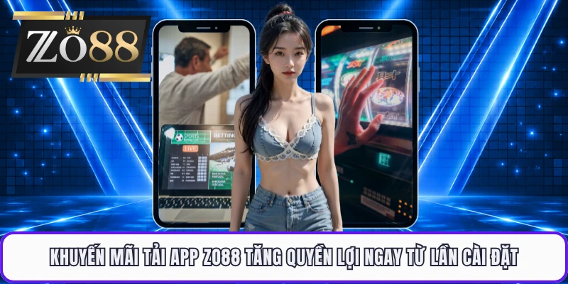 Khuyến mãi tải app ZO88 tăng quyền lợi ngay từ lần cài đặt